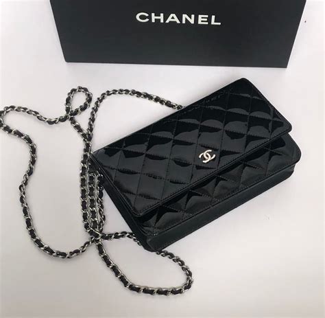 small black chanel wallet|authentic Chanel black wallet.